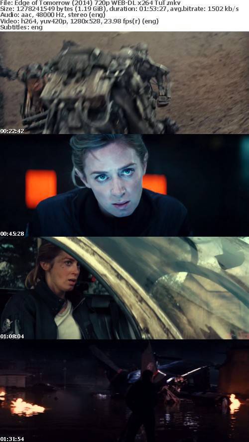 Edge of Tomorrow (2014) 720p WEB-DL x264 TuT Edge of Tomorrow (2014) 720p WEB-DL x264 TuT