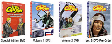 Order The Complete Steve Canyon On TV Volumes 1, 2 and 3