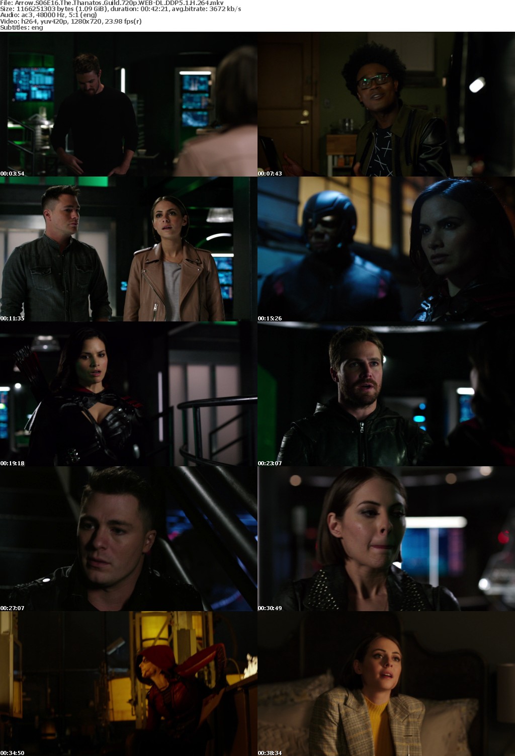 Arrow S06E16 The Thanatos Guild 720p WEB-DL DDP5 1 H 264 Arrow S06E16 The Thanatos Guild 720p WEB-DL DDP5 1 H 264