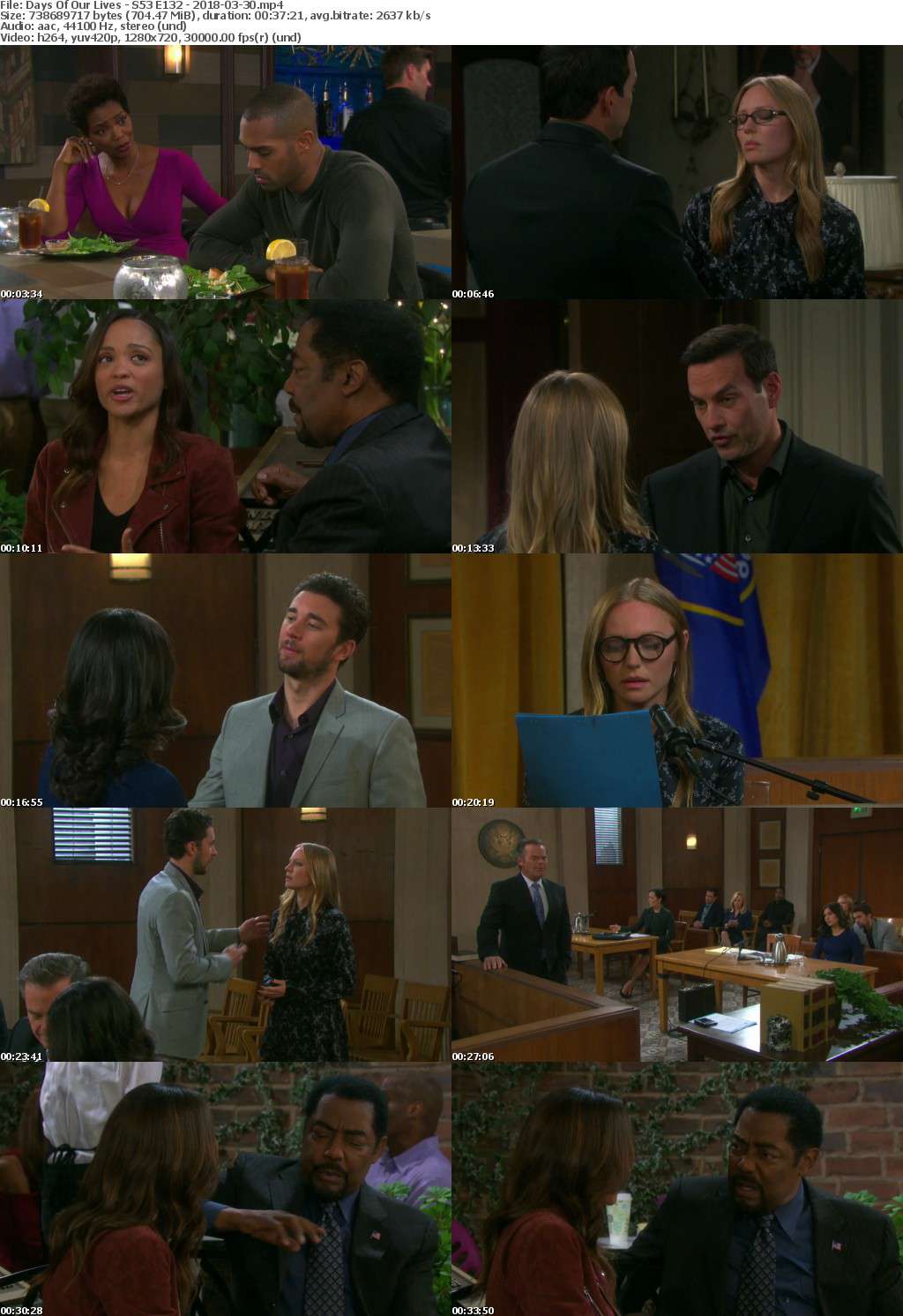 Days Of Our Lives - S53 E132 - 2018-03-30 Days Of Our Lives - S53 E132 - 2018-03-30