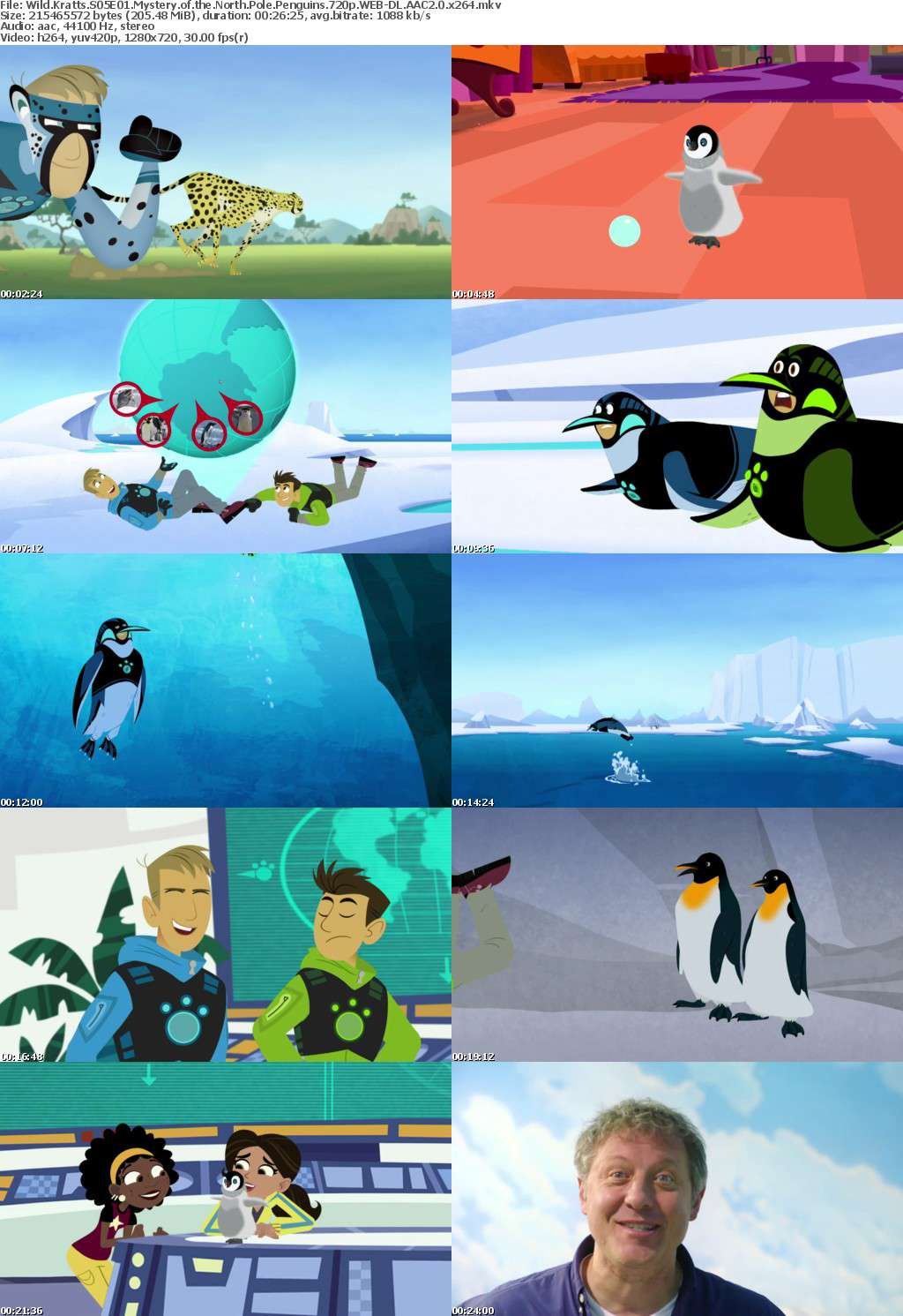 Wild Kratts S05E01 Mystery of the North Pole Penguins 720p WEB-DL AAC2 0 x264 Wild Kratts S05E01 Mystery of the North Pole Penguins 720p WEB-DL AAC2 0 x264