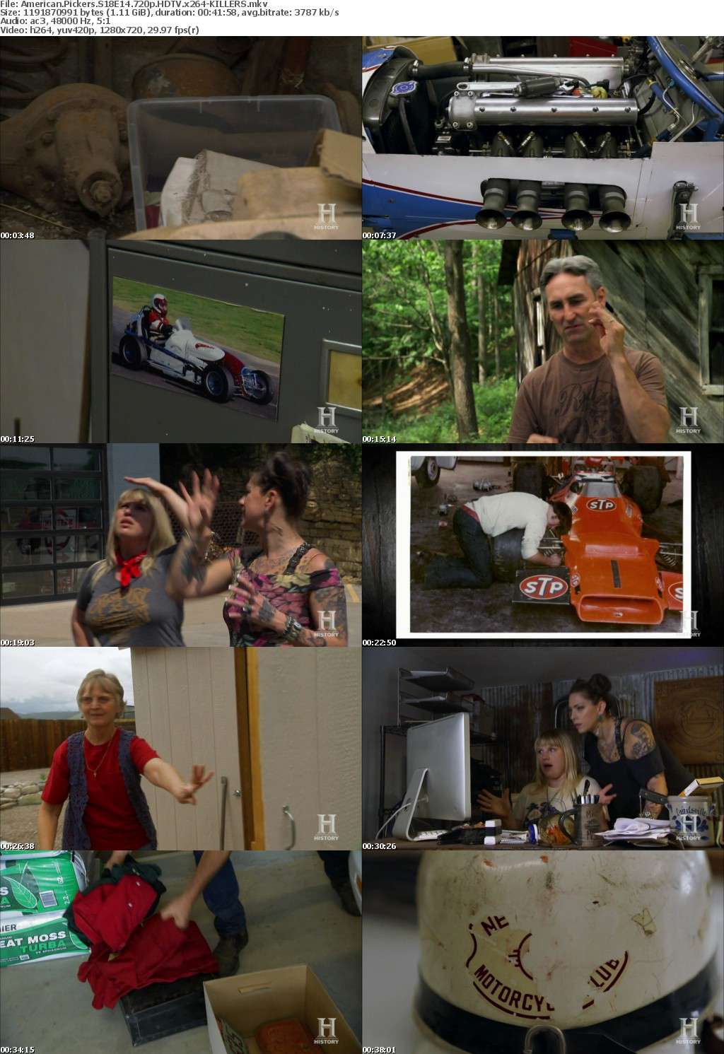 American Pickers S18E14 720p HDTV x264-KILLERS American Pickers S18E14 720p HDTV x264-KILLERS