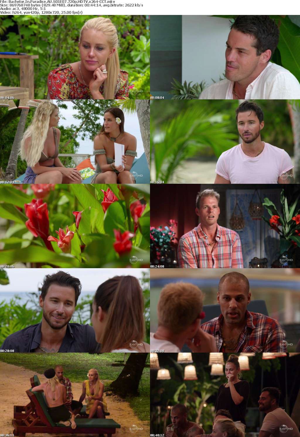 Bachelor In Paradise AU S01E07 720p HDTV x264-CCT Bachelor In Paradise AU S01E07 720p HDTV x264-CCT