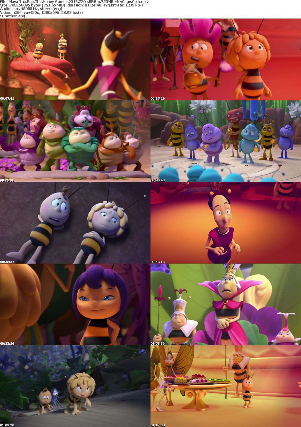 Maya The Bee The Honey Games 2018 720p BRRip 750MB MkvCage Maya The Bee The Honey Games 2018 720p BRRip 750MB MkvCage
