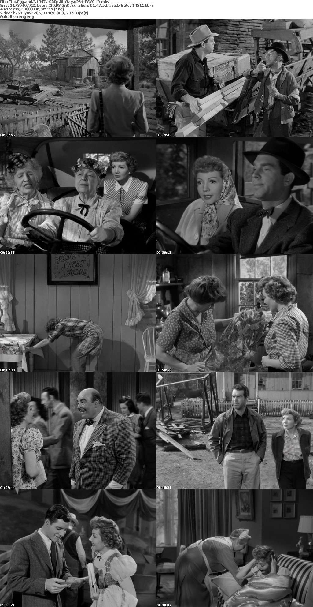 The Egg and I 1947 1080p BluRay x264-PSYCHD The Egg and I 1947 1080p BluRay x264-PSYCHD