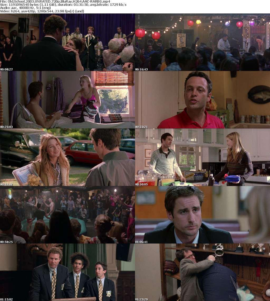 Old School 2003 UNRATED 720p BluRay H264 AAC-RARBG Old School 2003 UNRATED 720p BluRay H264 AAC-RARBG