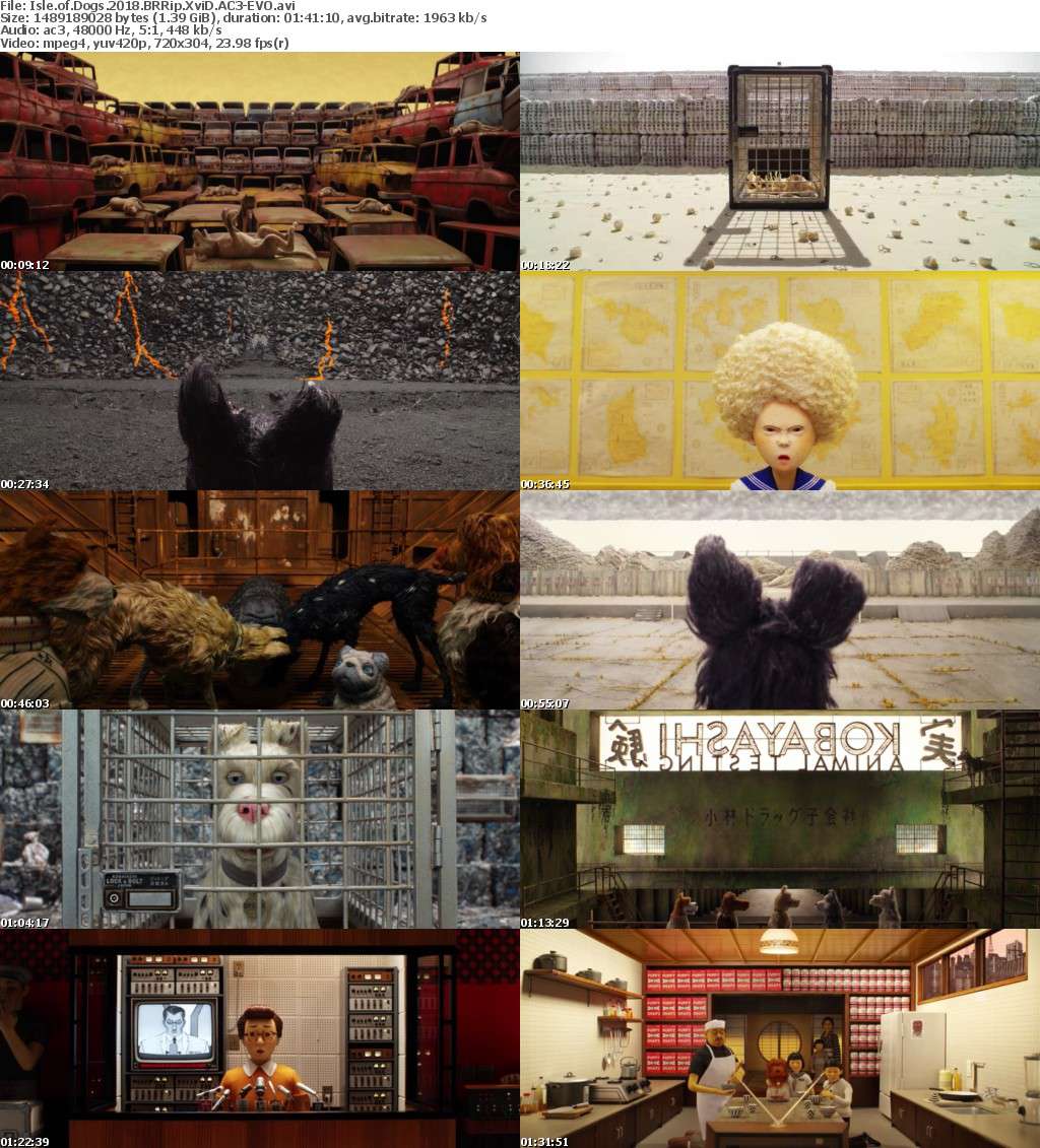 Isle of Dogs (2018) BRRip XviD AC3-EVO