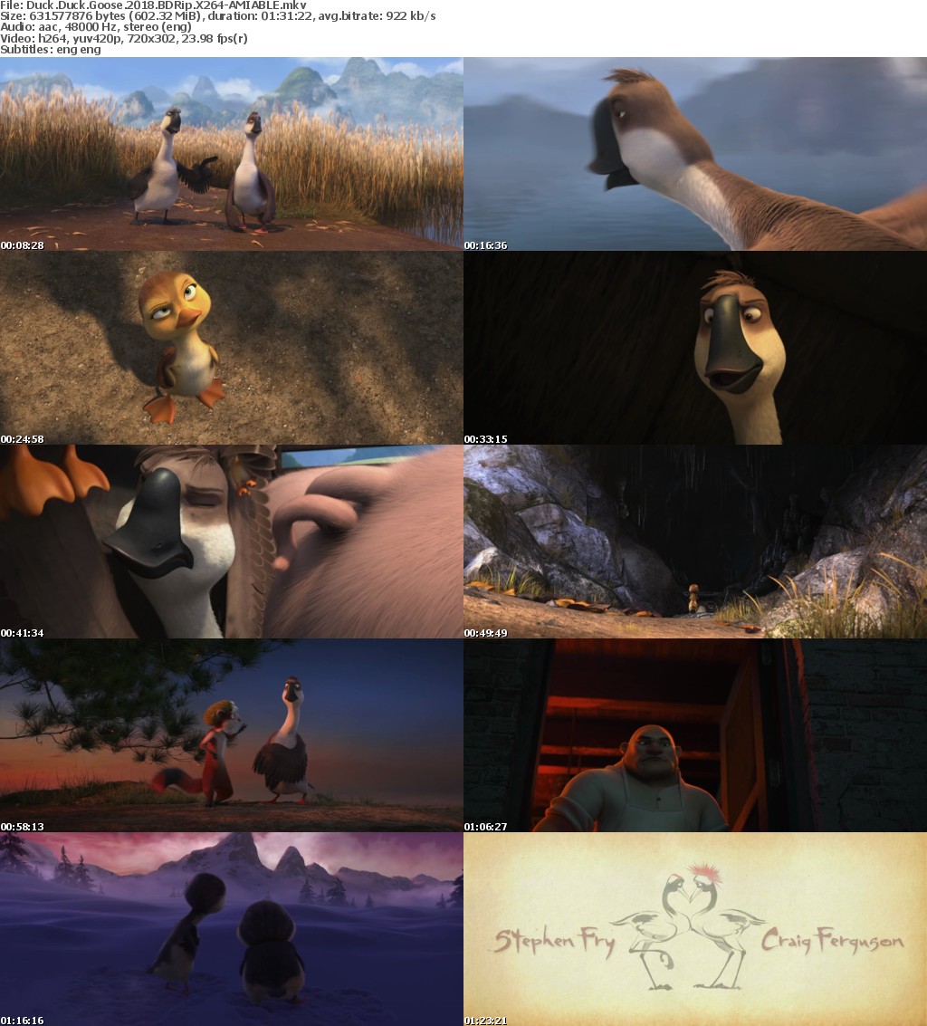 Duck Duck Goose (2018) BDRip X264-AMIABLE