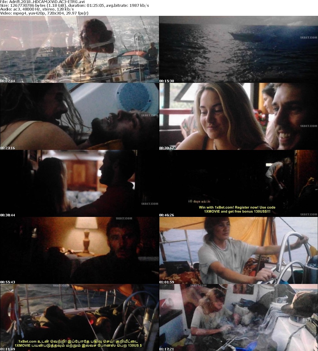 Adrift (2018) HDCAM XViD AC3-ETRG