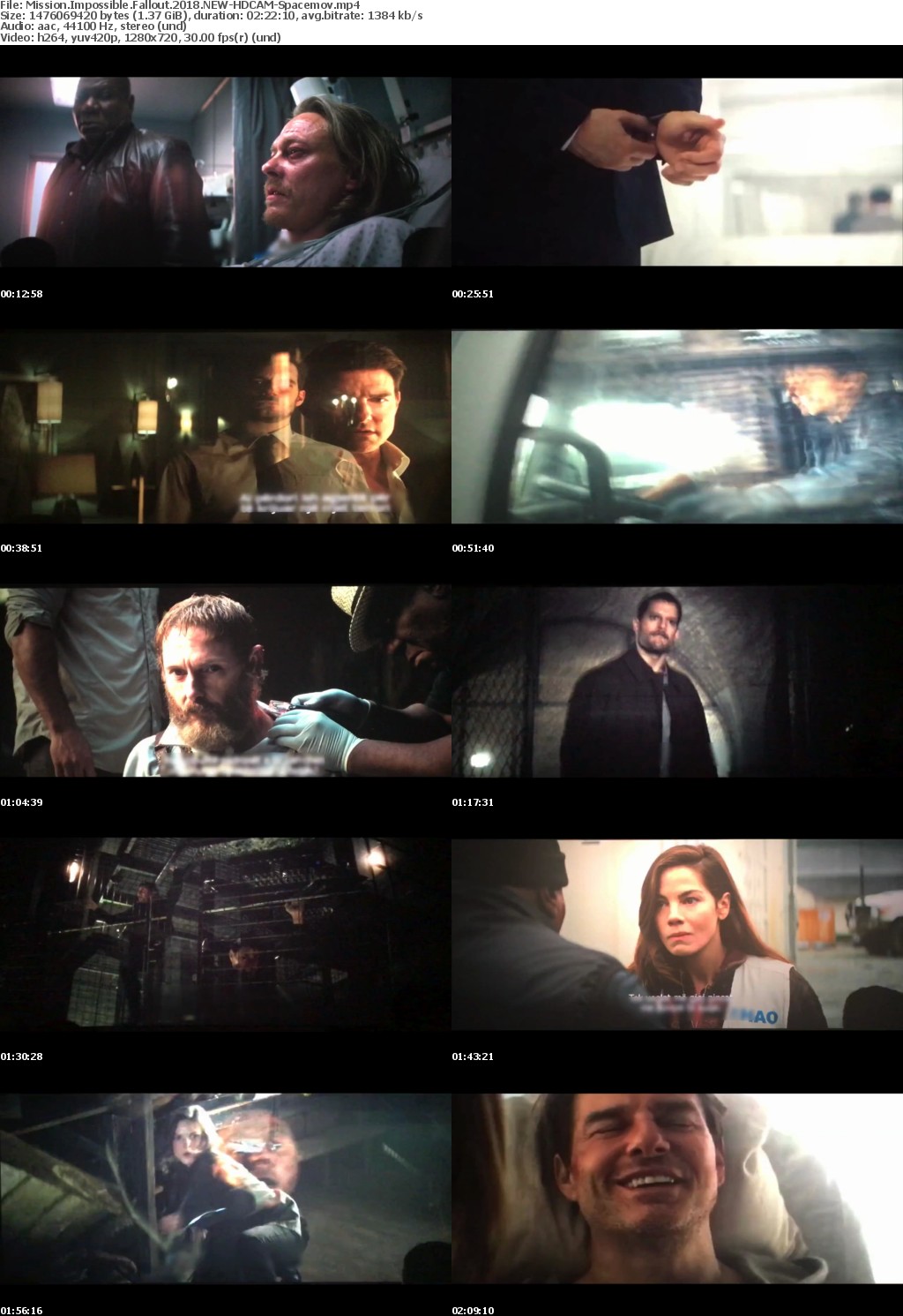 Mission Impossible Fallout (2018) NEW-HDCAM-Spacemov