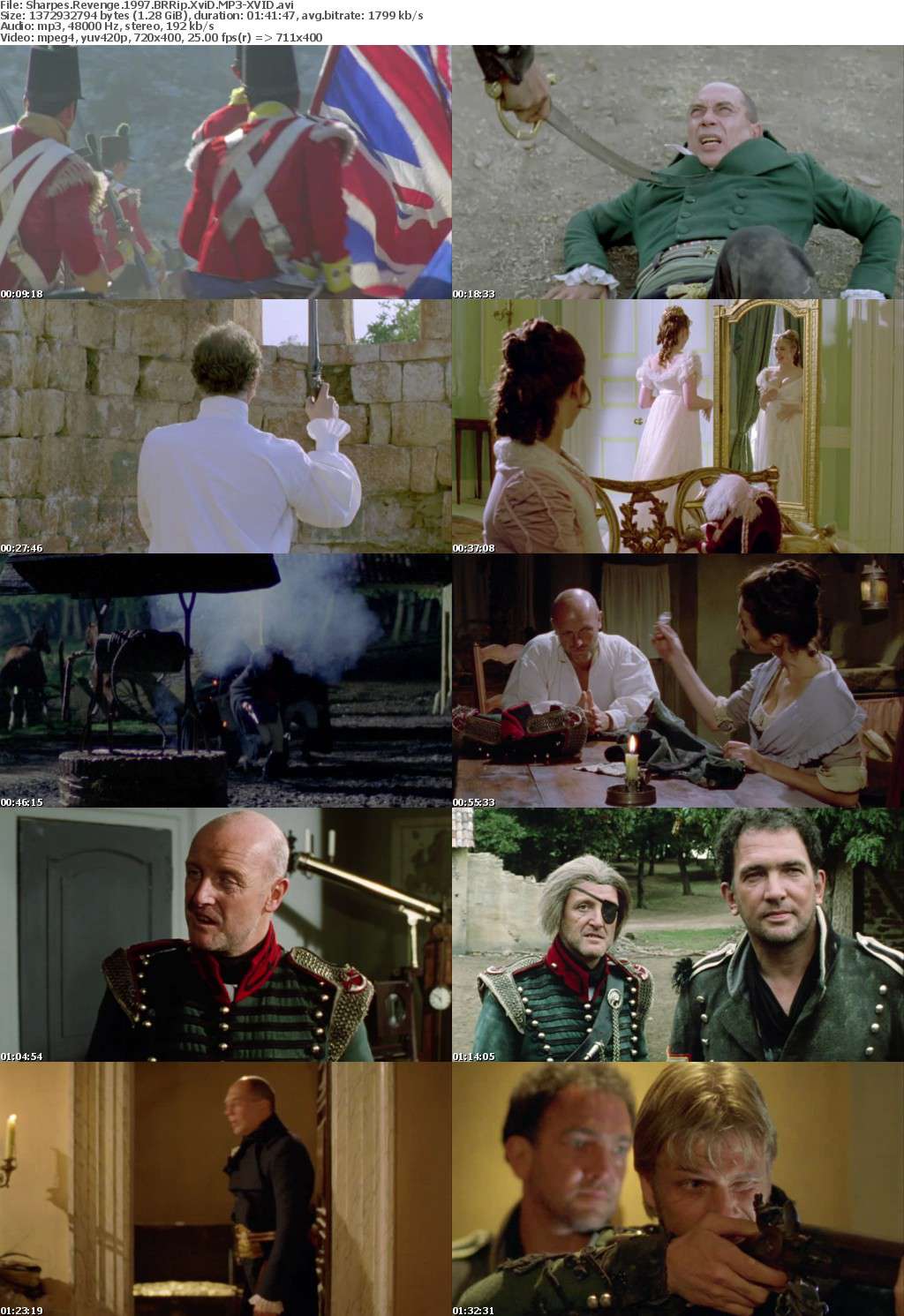 Sharpes Revenge 1997 BRRip XviD MP3-XVID Sharpes Revenge 1997 BRRip XviD MP3-XVID