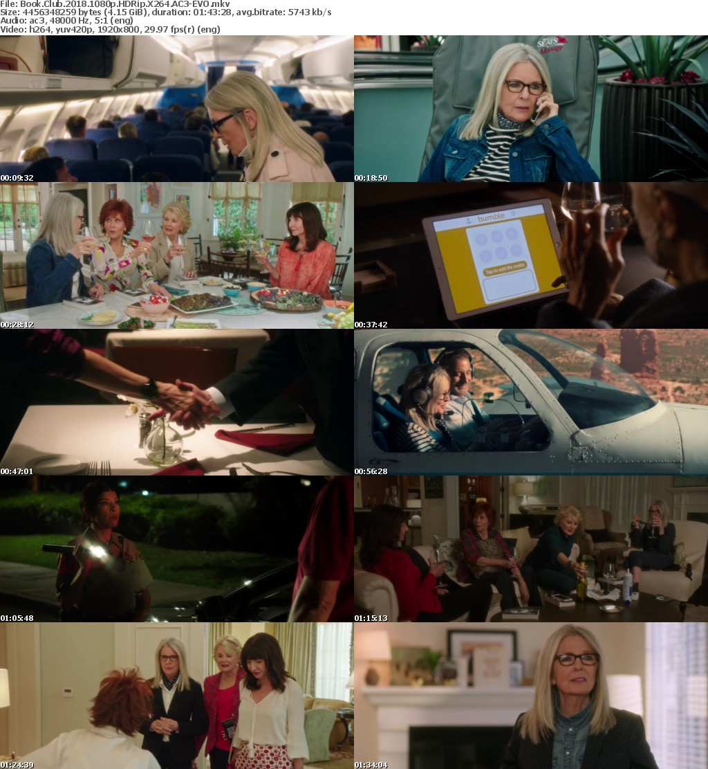Book Club 2018 1080p HDRip X264 AC3-EVO Book Club 2018 1080p HDRip X264 AC3-EVO