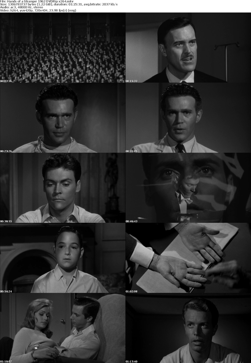 Hands of a Stranger 1962 DVDRip x264 Hands of a Stranger 1962 DVDRip x264