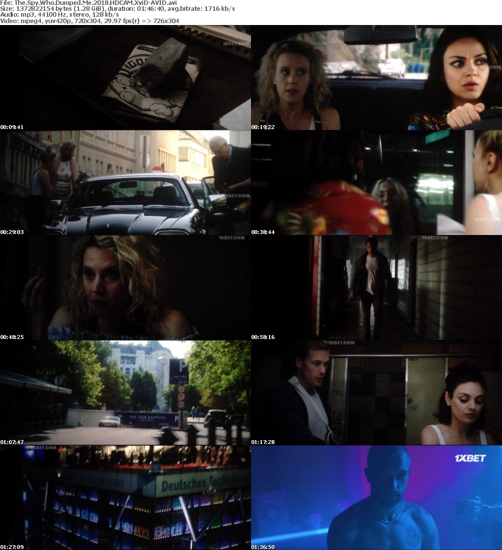 The Spy Who Dumped Me (2018) HDCAM XviD-AVID