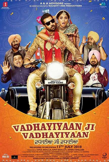 Vadhaiyan Ji Vadhaiyan (2018) Punjabi Pre-CAMRip x264 AAC ESub-DLW