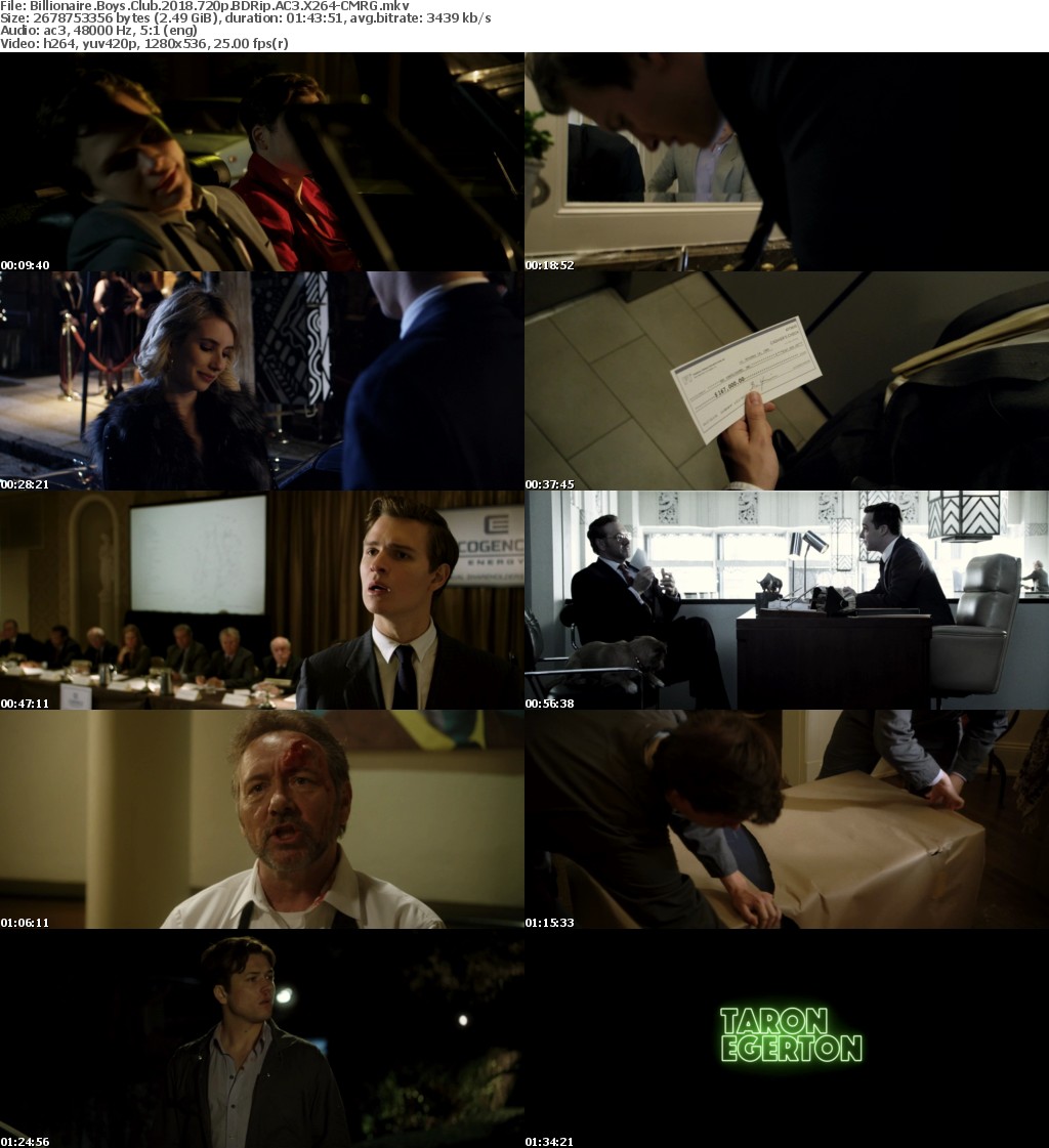 Billionaire Boys Club (2018) 720p BDRip AC3 X264-CMRG