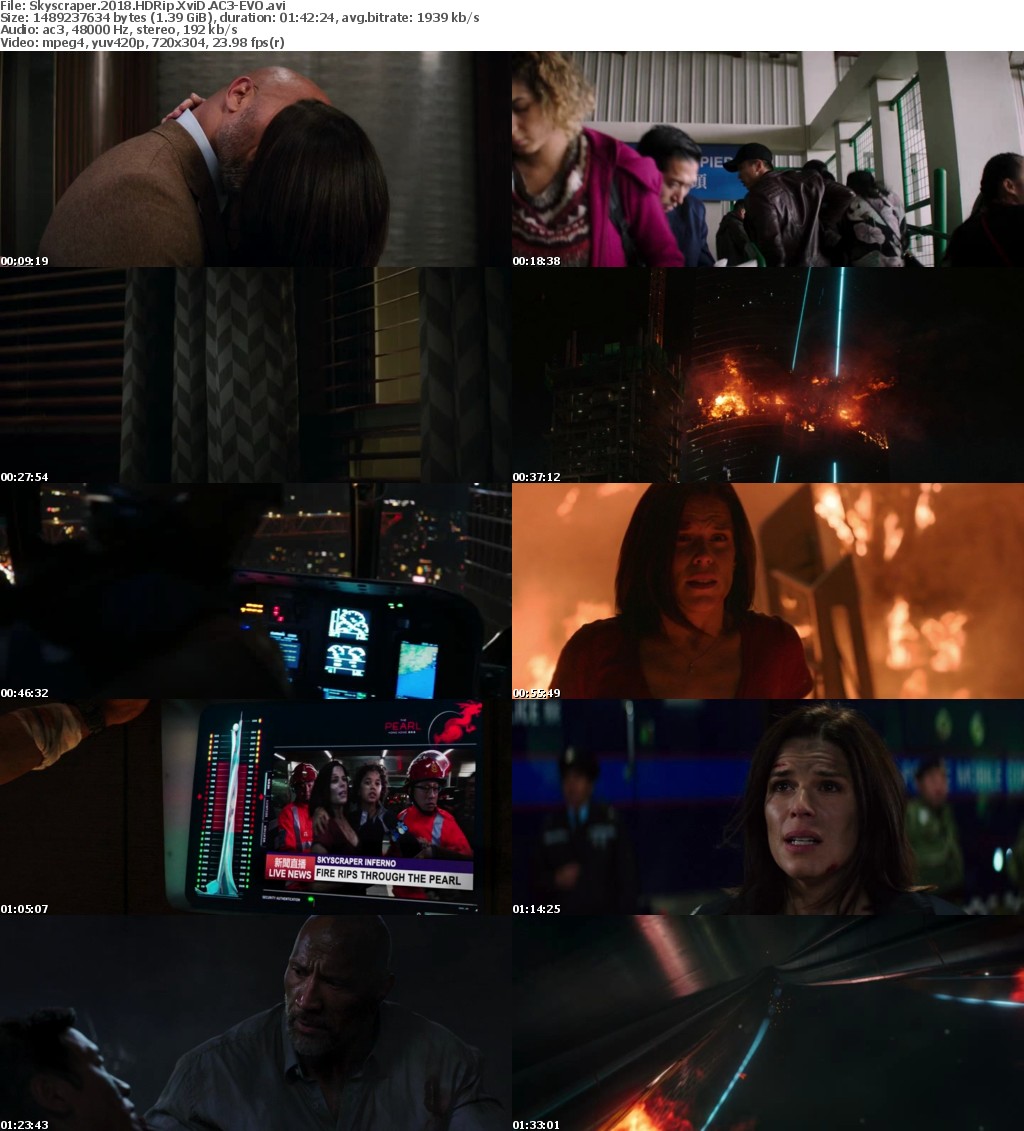 Skyscraper (2018) HDRip XviD AC3-EVO