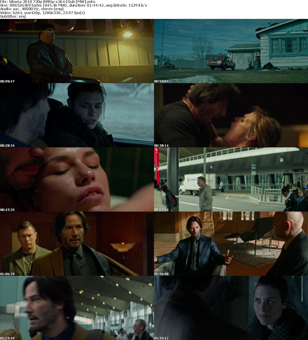 Siberia (2018) 720p BRRip x264 ESub MW