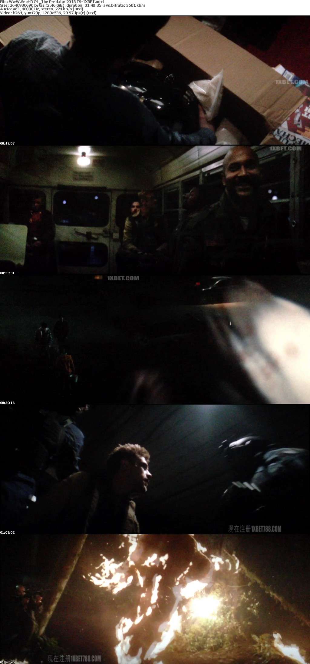 The Predator (2018) TS-1XBET-ws The Predator (2018) TS-1XBET-ws