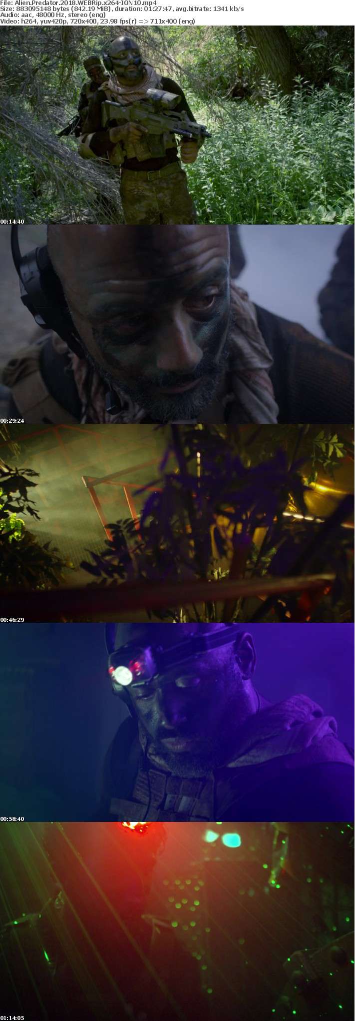 Alien Predator 2018 WEBRip x264-ION10 Alien Predator 2018 WEBRip x264-ION10