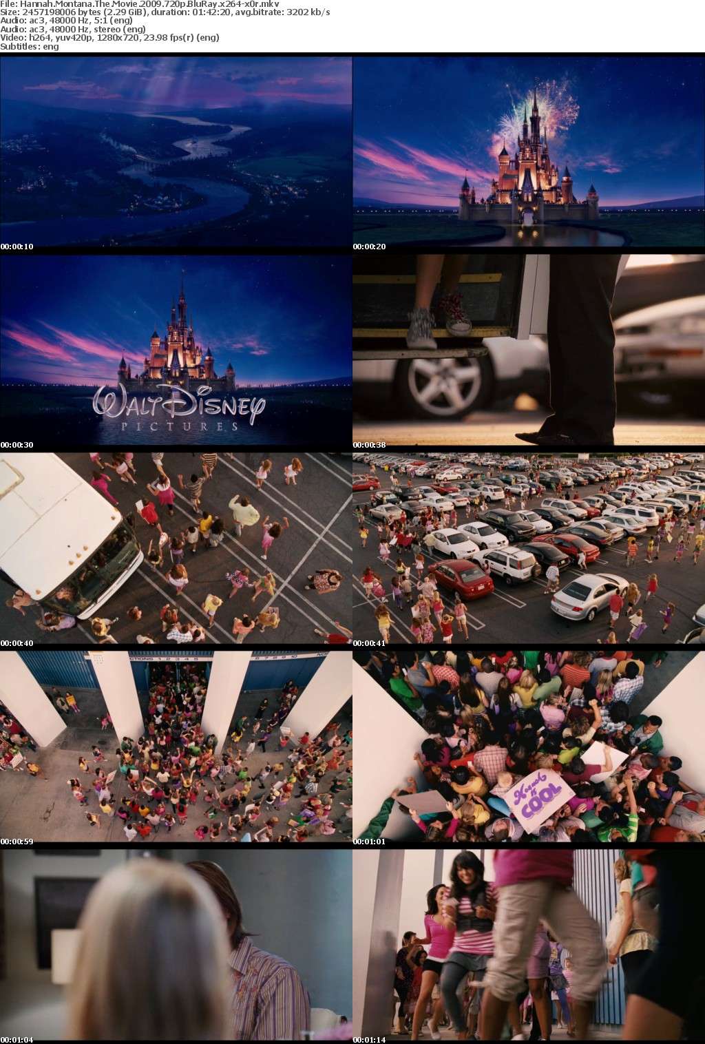 Hannah Montana The Movie (2009) 720p BluRay x264-x0r