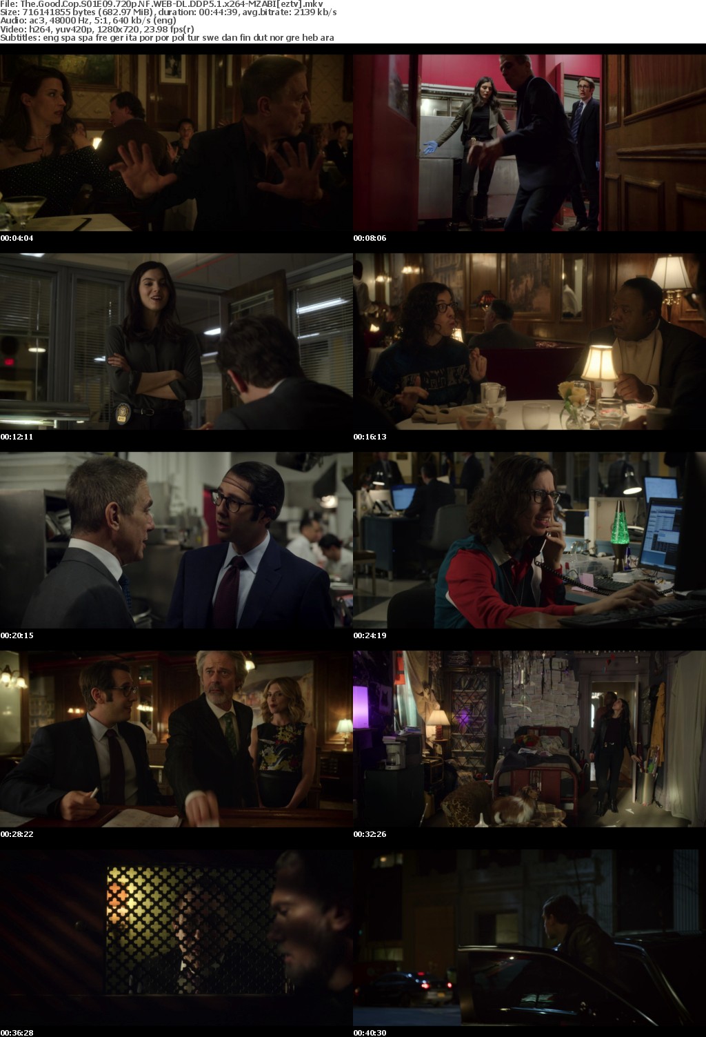 The Good Cop S01E09 720p NF WEB-DL DDP5.1 x264-MZABI