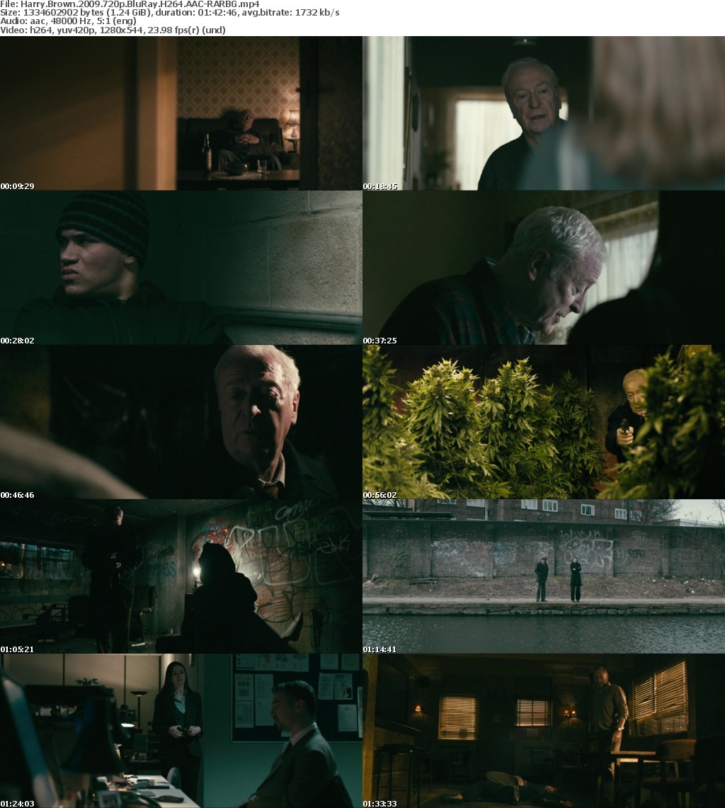 Harry Brown (2009) 720p BluRay H264 AAC-RARBG