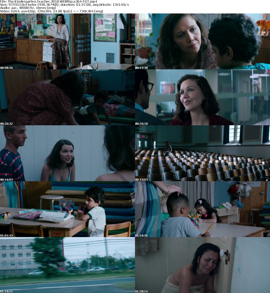 The Kindergarten Teacher (2018) WEBRip x264-FGT