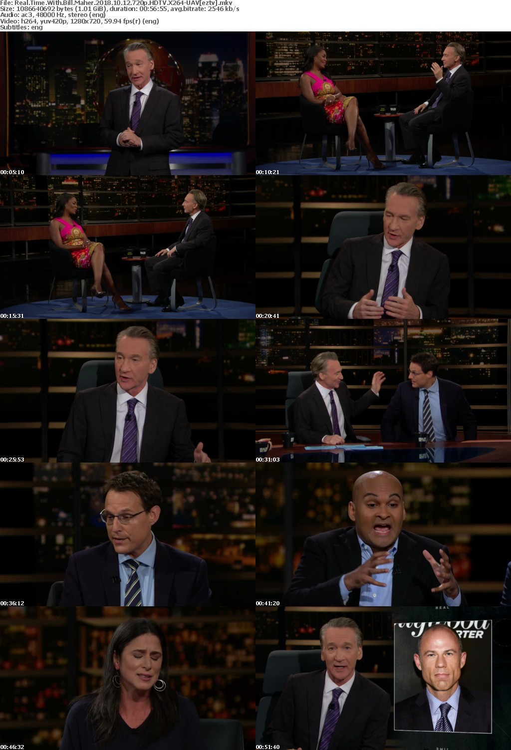 Real Time With Bill Maher (2018) 10 12 720p HDTV X264-UAV