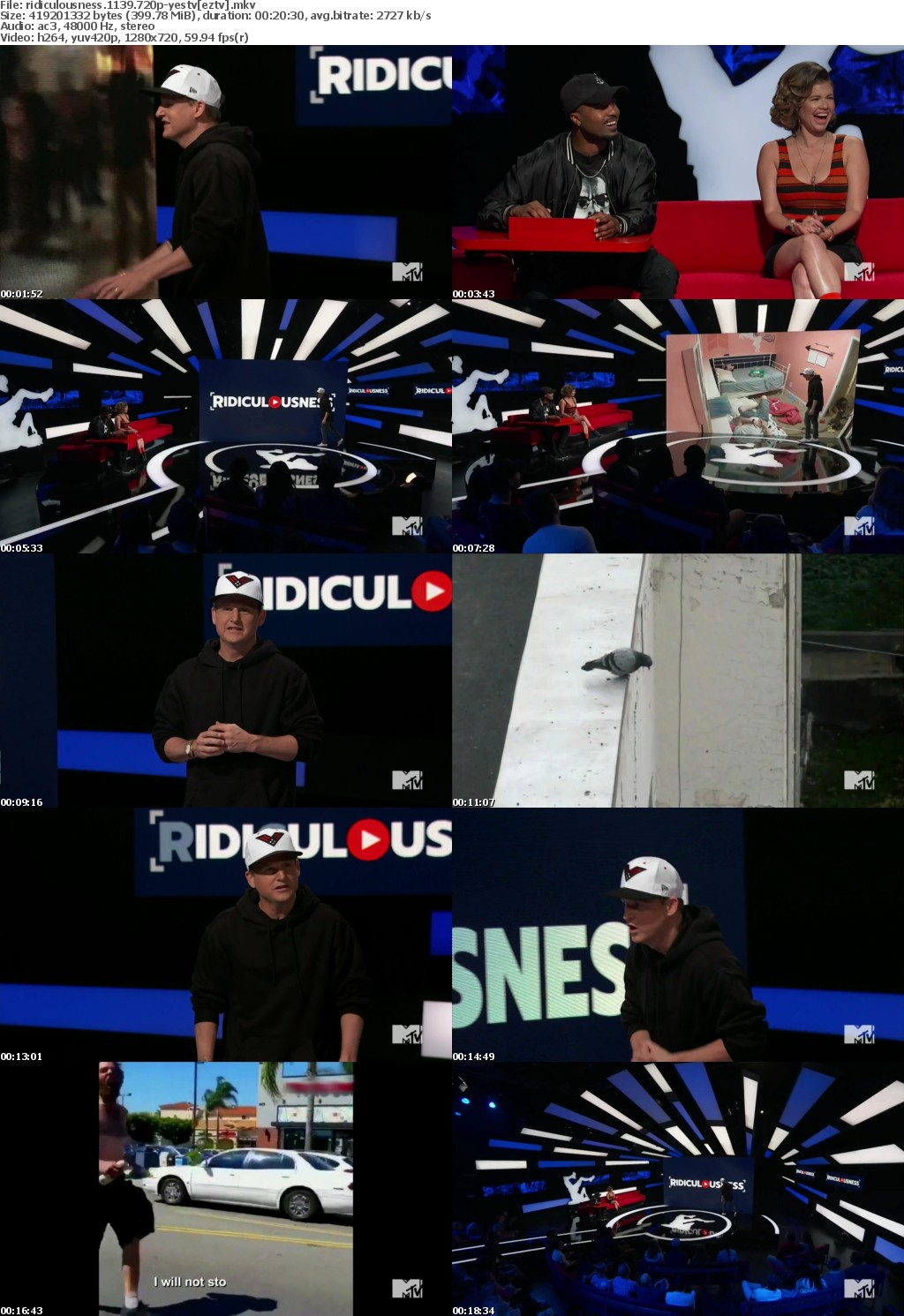 Ridiculousness S11E39 720p HDTV x264-YesTV