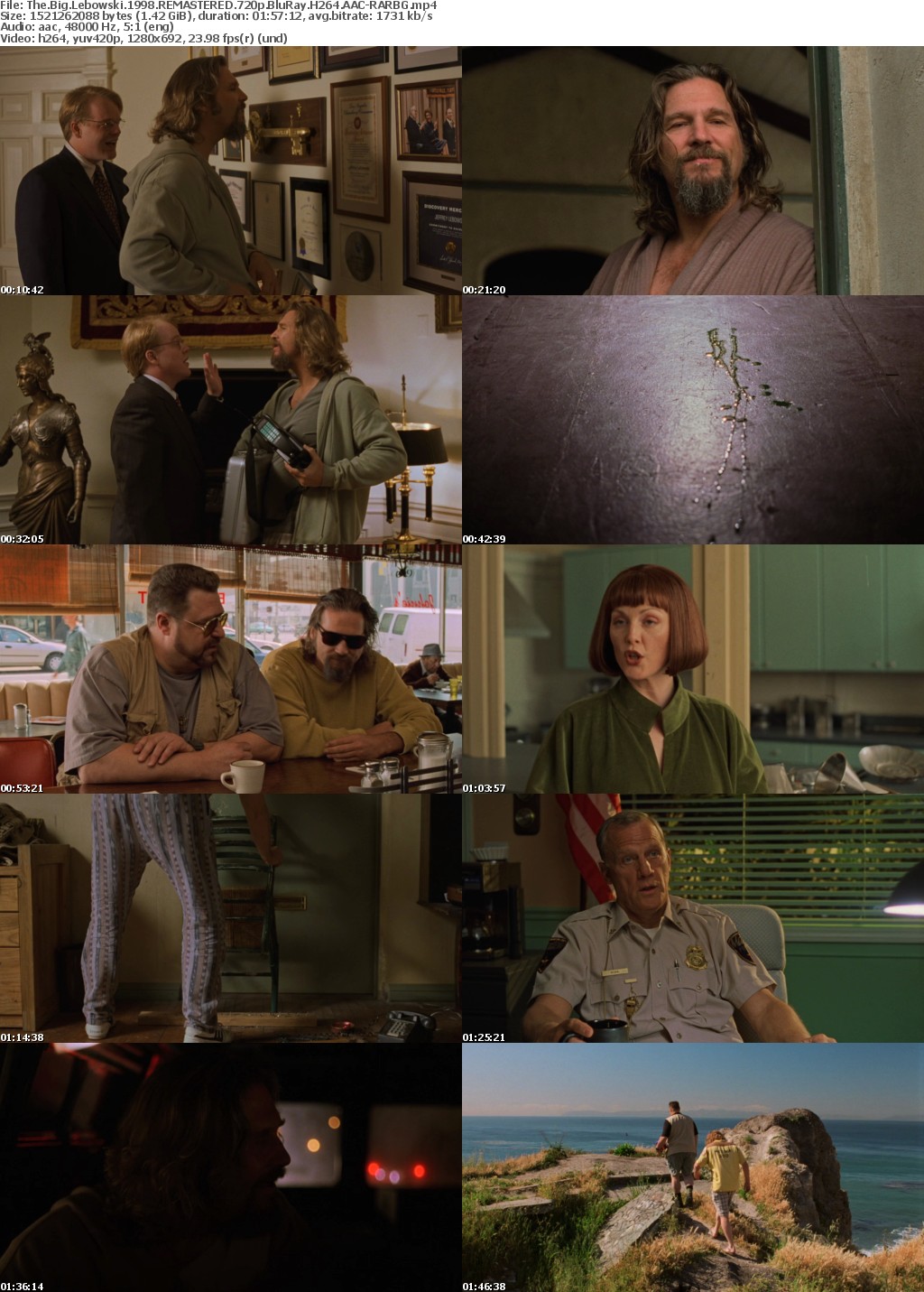 The Big Lebowski (1998) REMASTERED 720p BluRay H264 AAC-RARBG