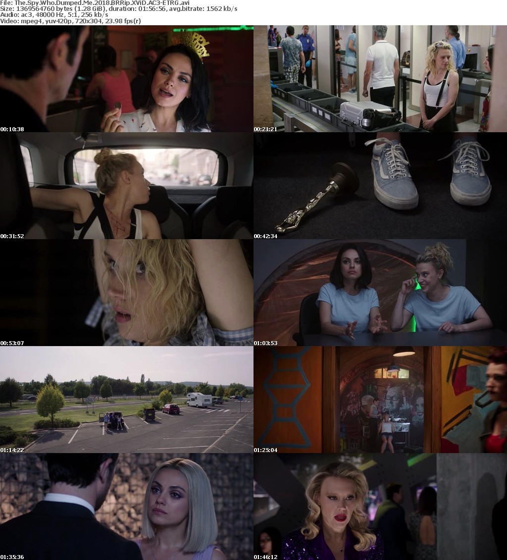 The Spy Who Dumped Me (2018) BRRip XViD AC3-ETRG