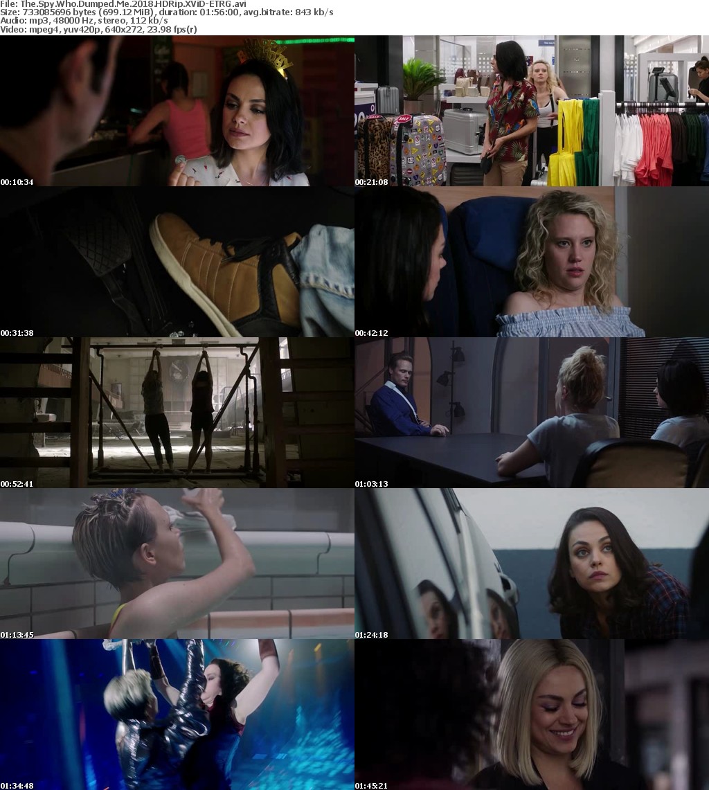 The Spy Who Dumped Me (2018) HDRip XViD-ETRG