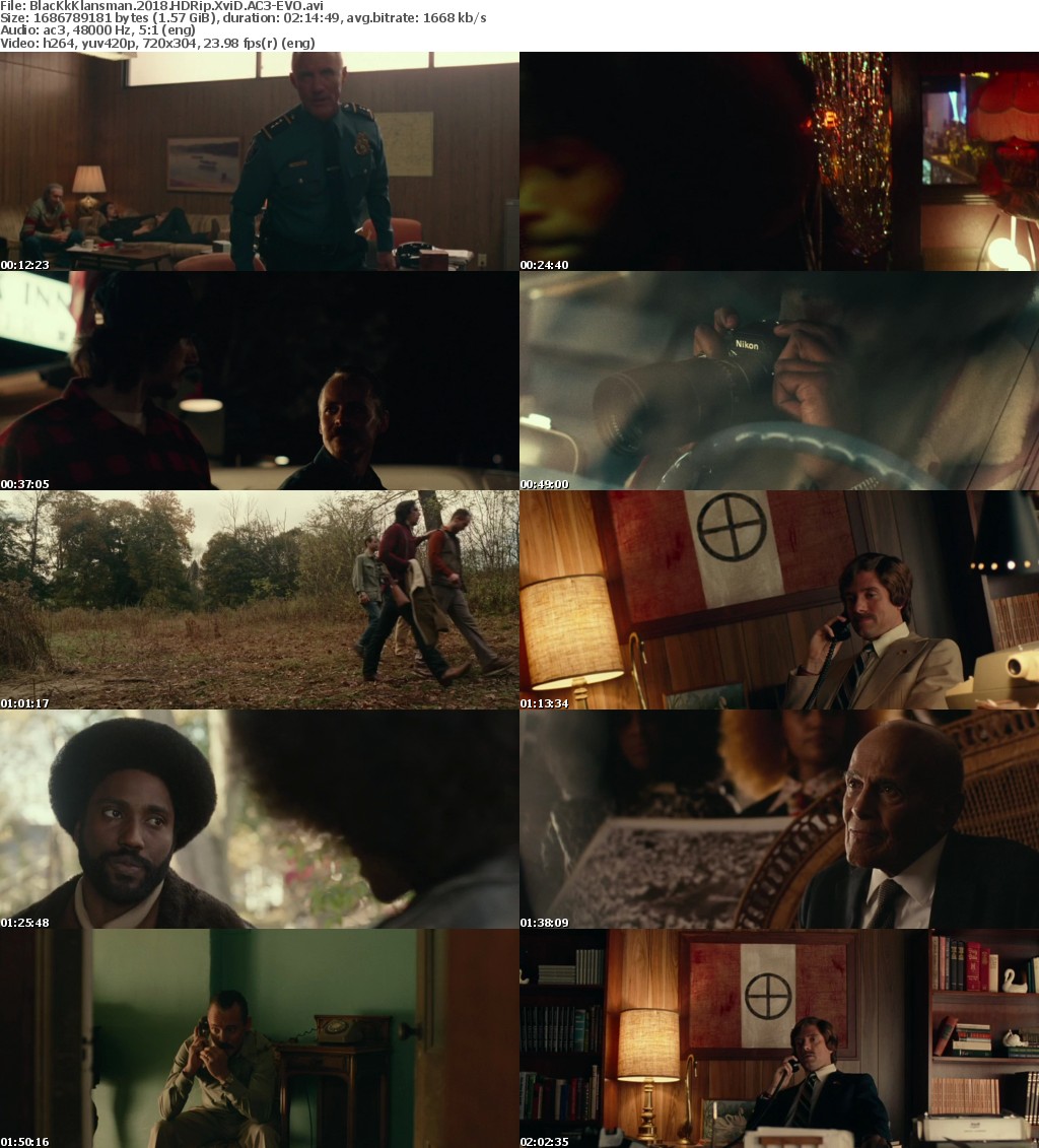 BlacKkKlansman (2018) HDRip XviD AC3-EVO