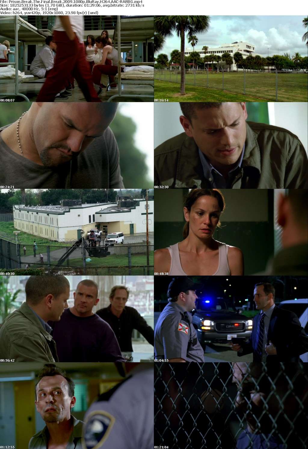 Prison Break The Final Break (2009) 1080p BluRay H264 AAC-RARBG