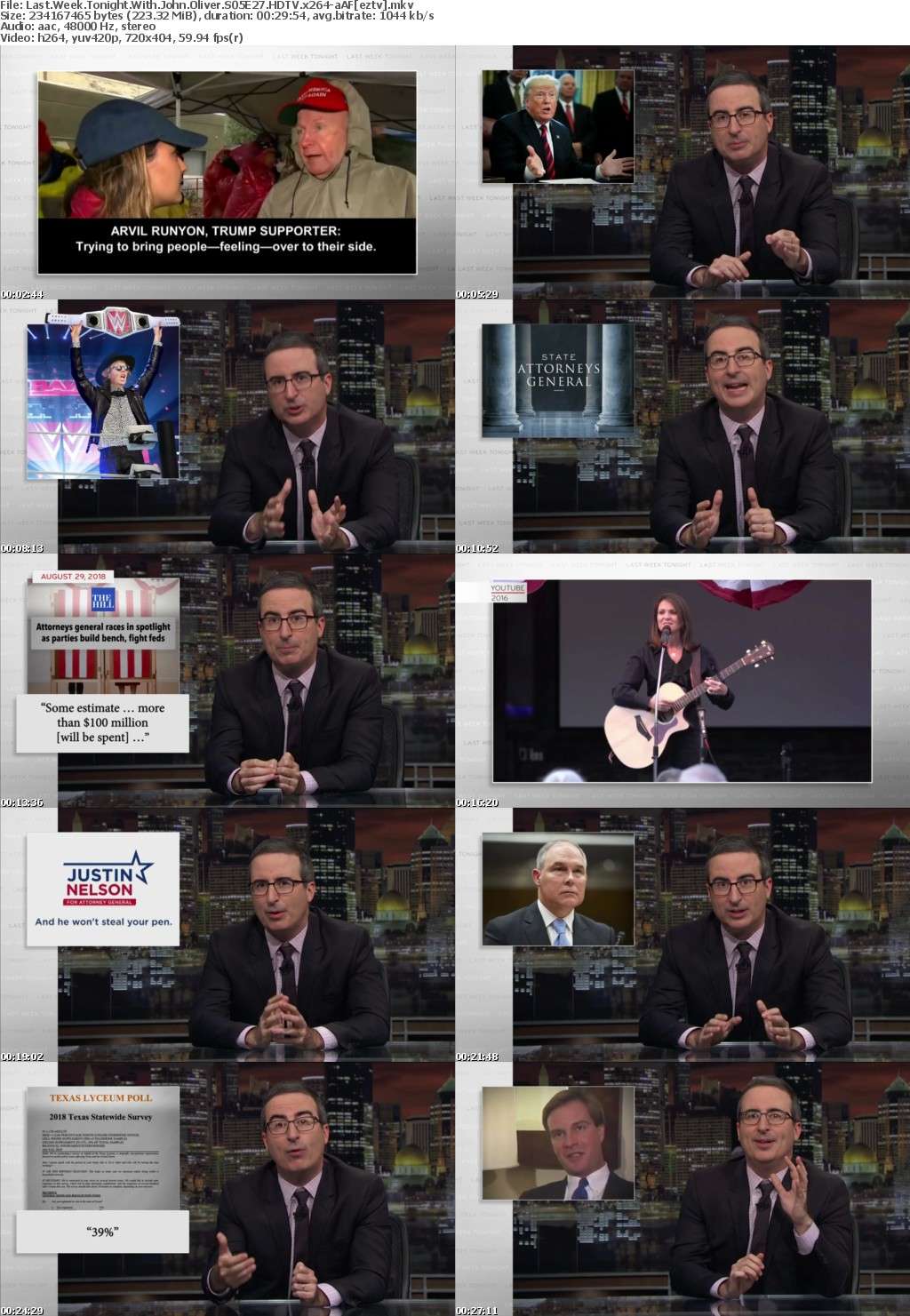 Last Week Tonight With John Oliver S05E27 HDTV x264-aAF