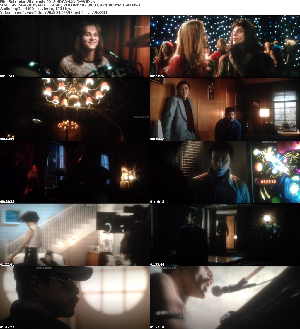 Bohemian Rhapsody (2018) HDCAM XviD-AVID