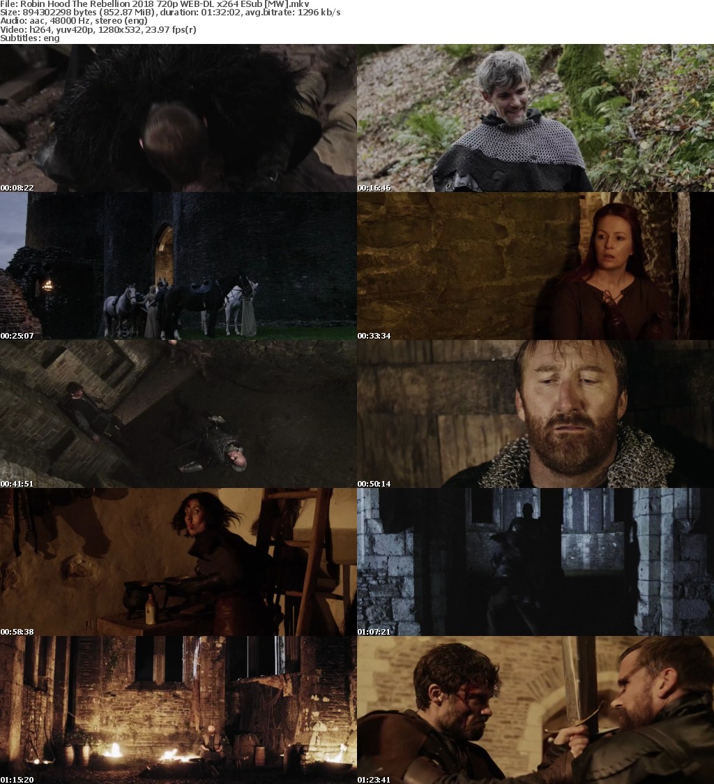 Robin Hood The Rebellion (2018) 720p WEB-DL x264 ESub MW