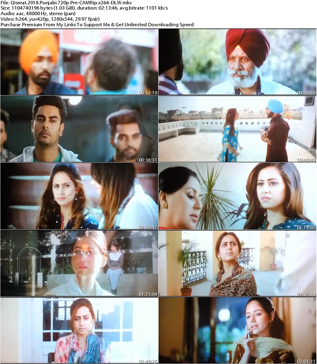 Qismat (2018) Punjabi 720p Pre-CAMRip x264-DLW