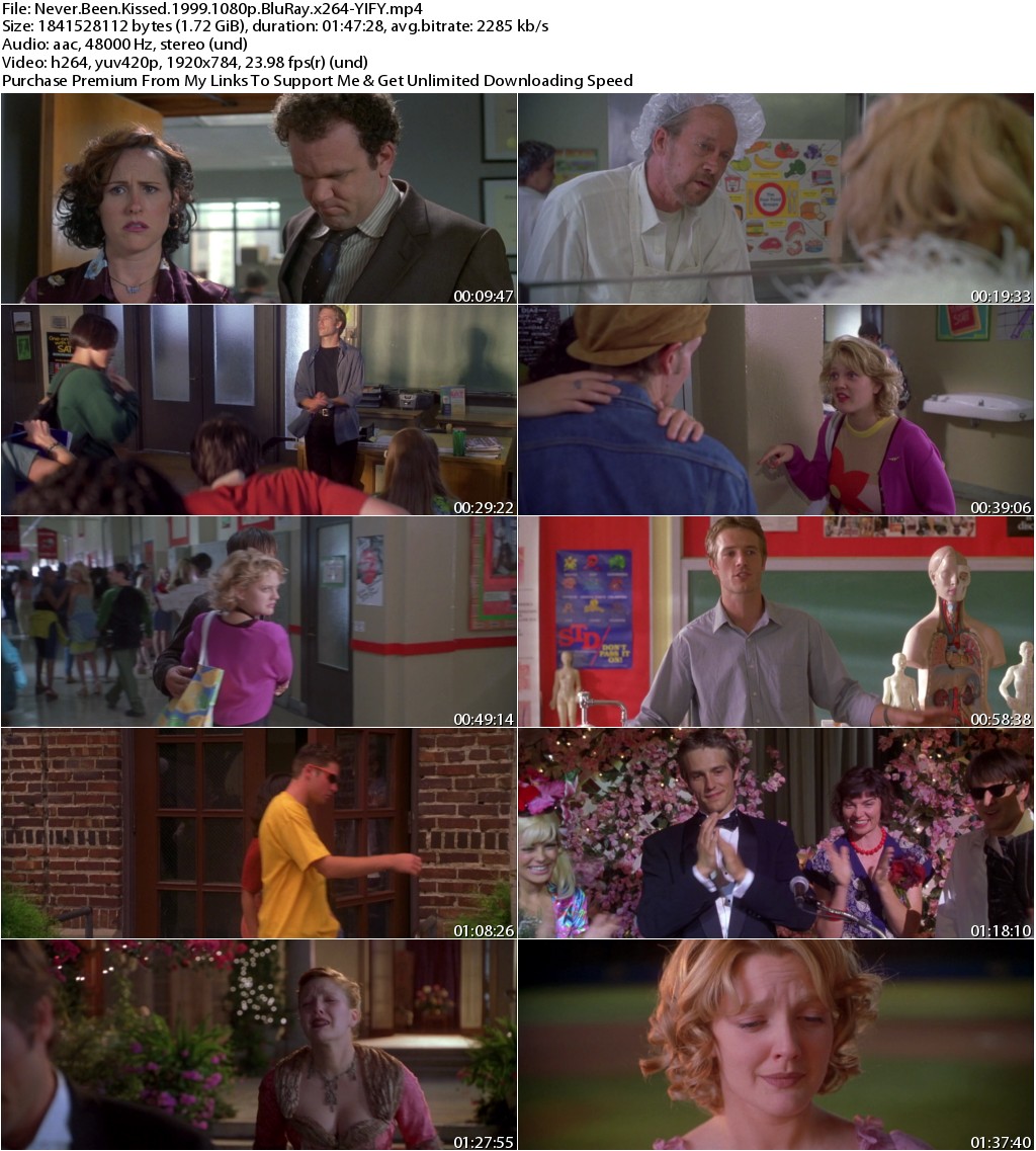 Never Been Kissed (1999) 1080p BluRay x264-YIFY