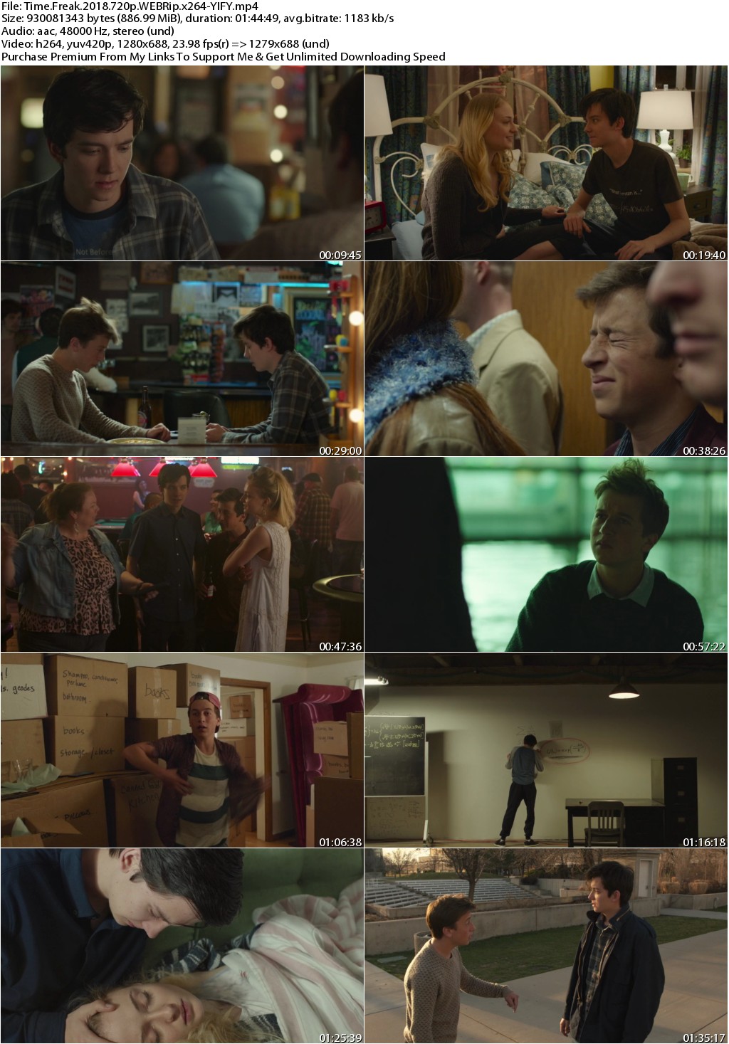 Time Freak (2018) 720p WEBRip x264-YIFY