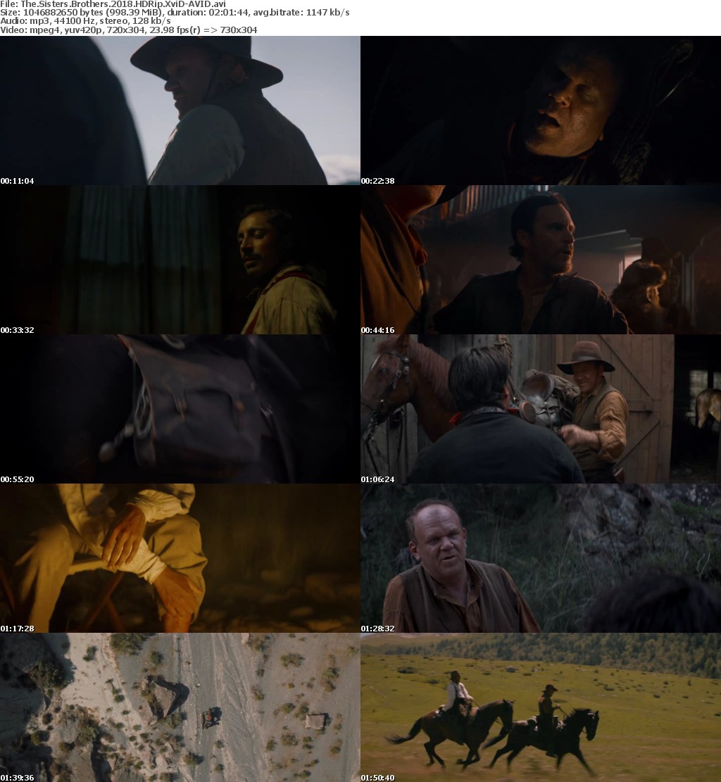 The Sisters Brothers (2018) HDRip XviD-AVID