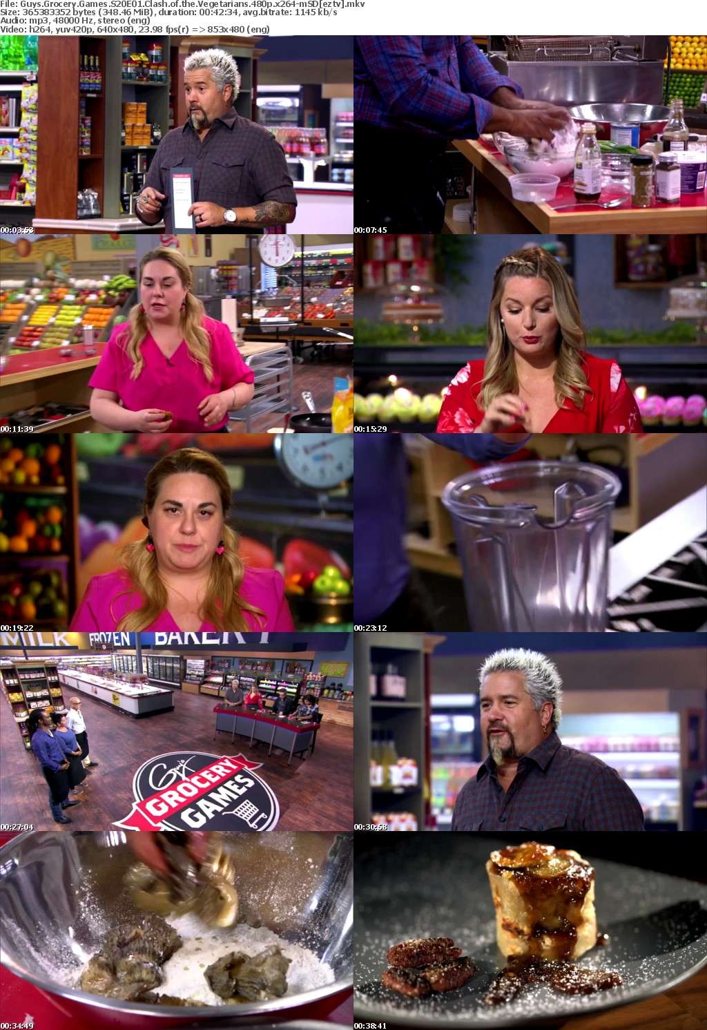 Guys Grocery Games S20E01 Clash of the Vegetarians 480p x264-mSD