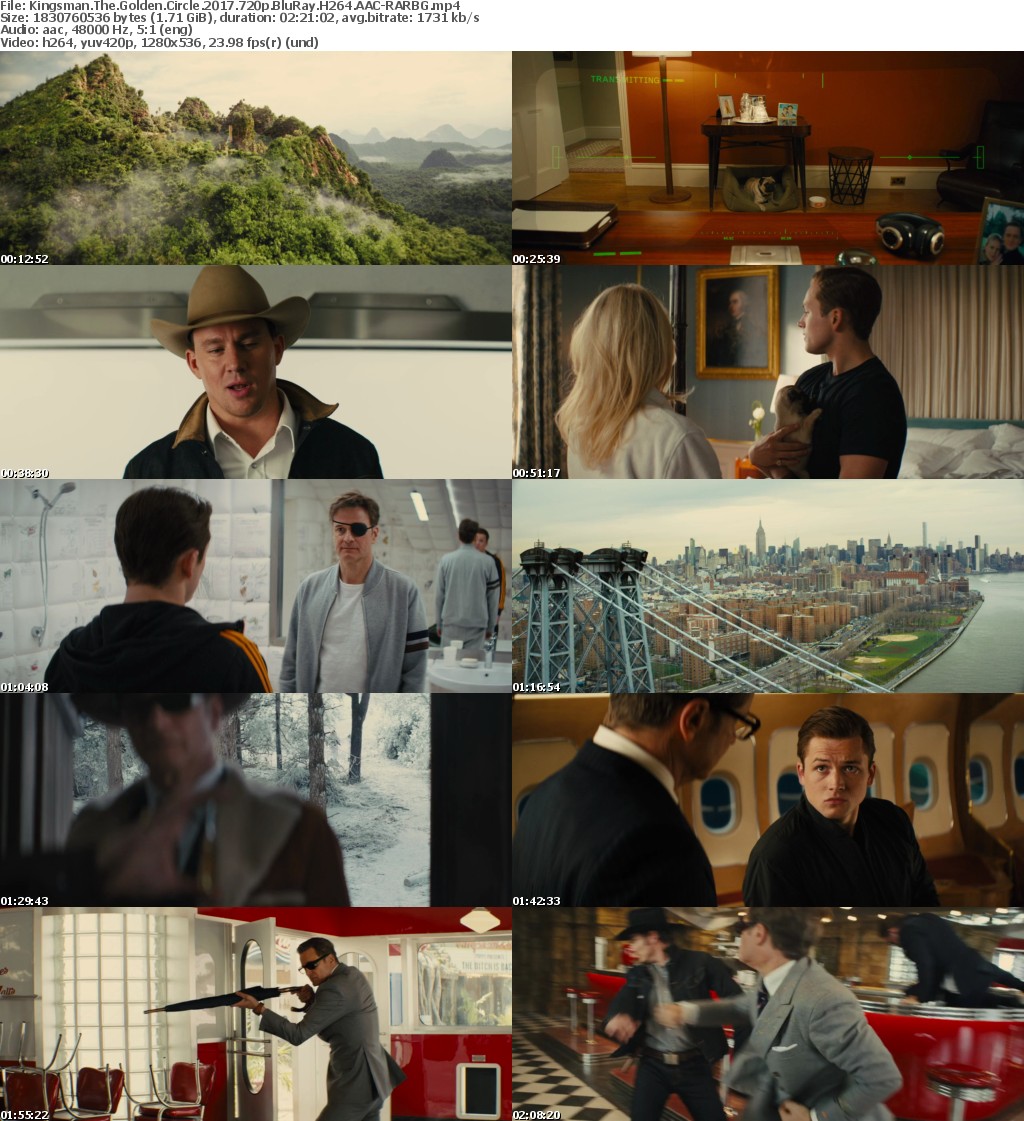 Kingsman The Golden Circle (2017) 720p BluRay H264 AAC-RARBG