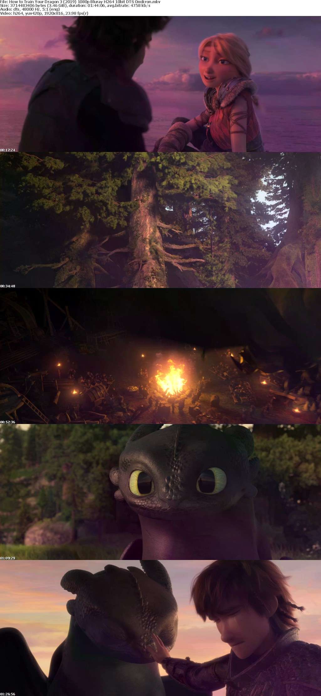 How to Train Your Dragon The Hidden World 2019 1080p Bluray H264 10bit DTS Omikron How to Train Your Dragon The Hidden World 2019 1080p Bluray H264 10bit DTS Omikron