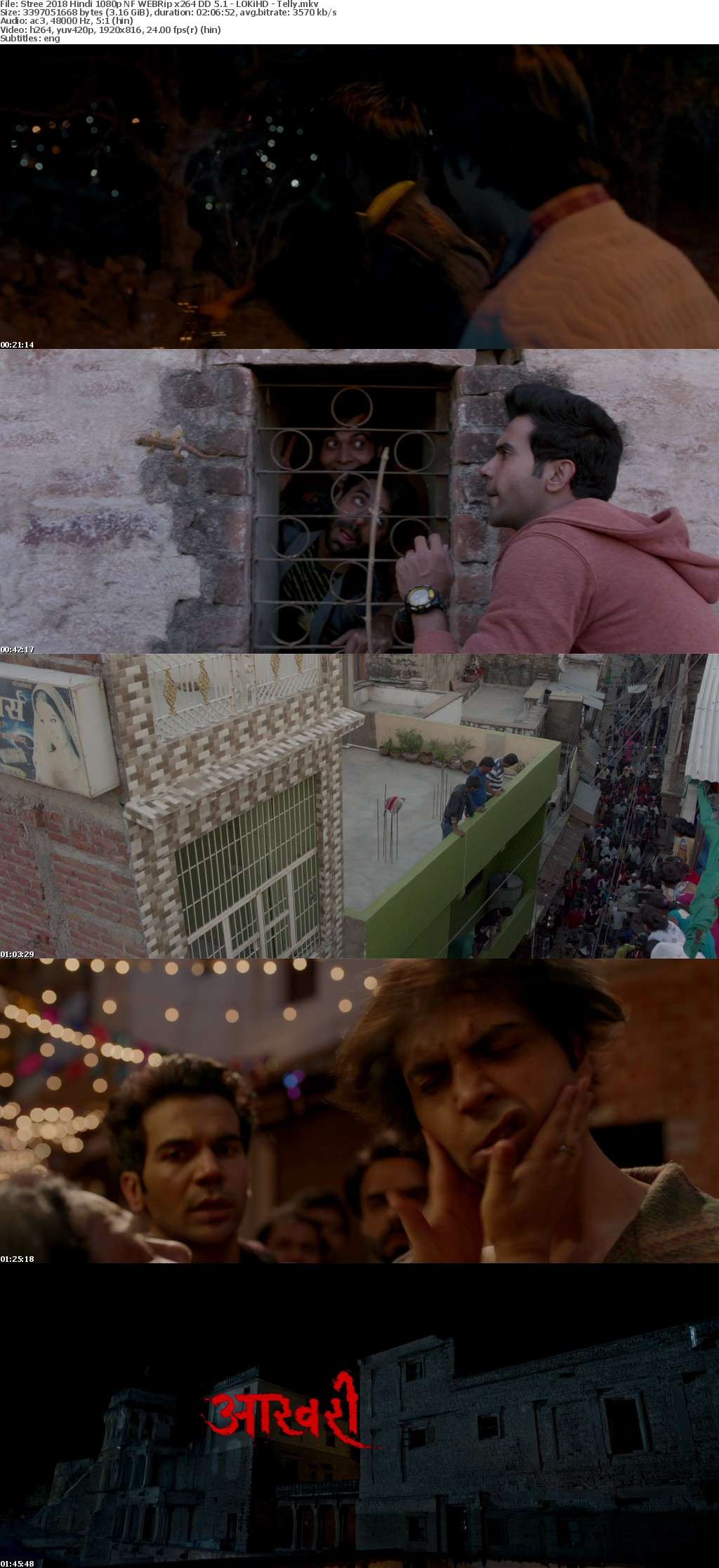 Stree 2018 Hindi 1080p NF WEBRip x264 DD 5 1 - LOKiHD - Telly Stree 2018 Hindi 1080p NF WEBRip x264 DD 5 1 - LOKiHD - Telly