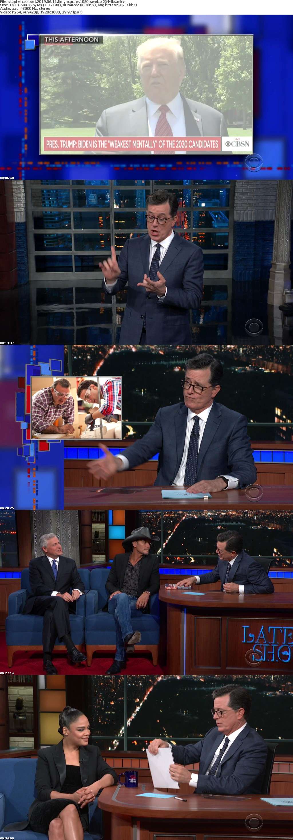 Stephen Colbert 2019 06 11 Tim McGraw 1080p WEB x264-TBS Stephen Colbert 2019 06 11 Tim McGraw 1080p WEB x264-TBS