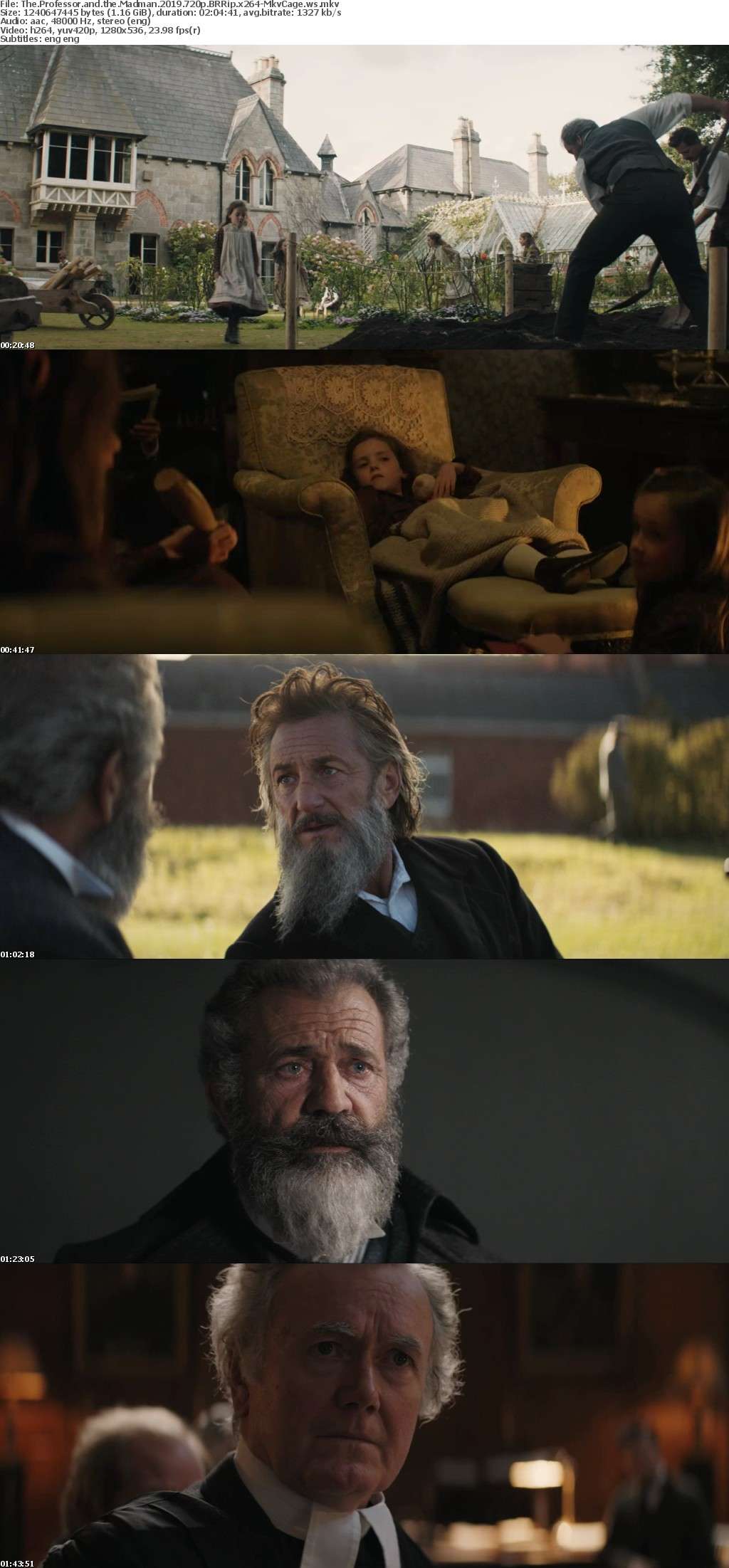 The Professor and the Madman 2019 720p BRRip x264-MkvCage The Professor and the Madman 2019 720p BRRip x264-MkvCage