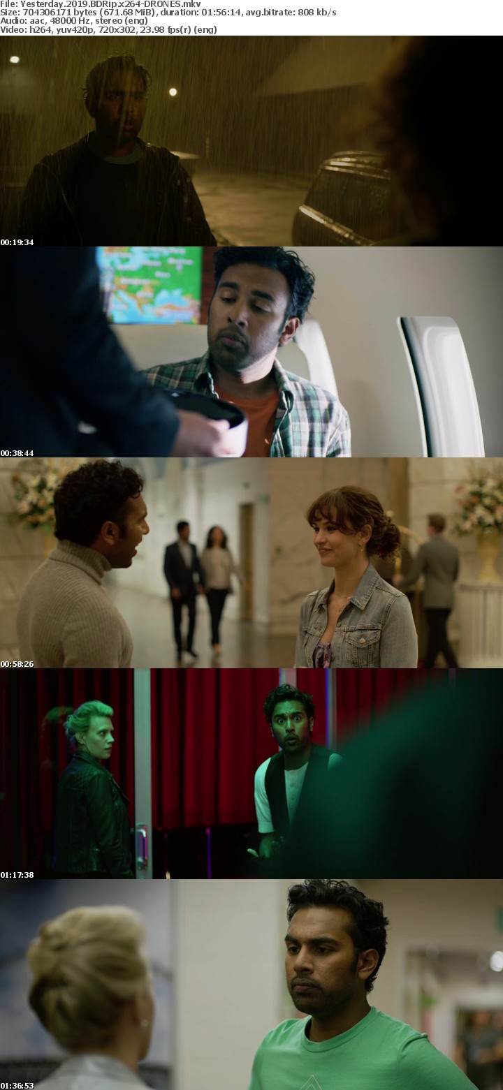 Yesterday 2019 BDRip x264-DRONES Yesterday 2019 BDRip x264-DRONES