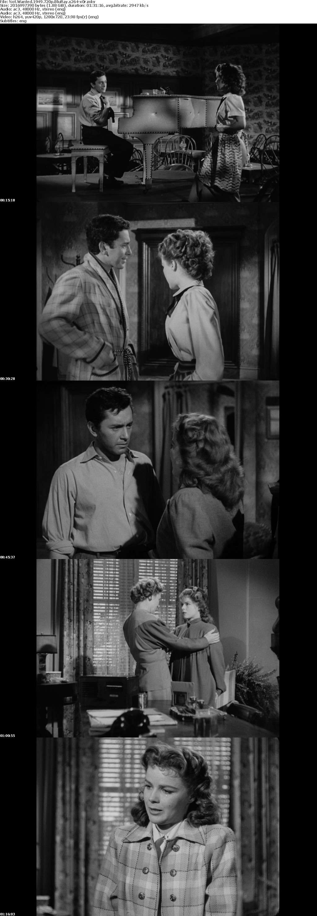 Not Wanted 1949 720p BluRay x264 x0r Not Wanted 1949 720p BluRay x264 x0r